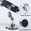 FUNTOCA 1600X Microscopio Digital USB, 8 LED Cámara de Endoscopio