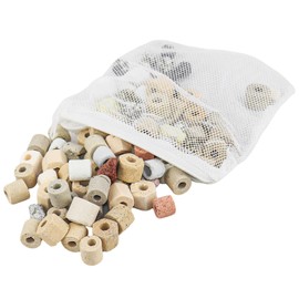 Zeckzoin Bio Media for Aquarium Filter 2.2 Ib Bio Balls for Aquarium Filter Media 12 In 1 Ceramic Rings Filter Accessories for Fish Tank and Pond Decorations, Ceramic Rings Filter With Mesh Bag (1 Kg)