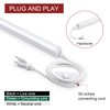 Kihung (8 Pack LED T5 3FT Tube Light Fixture, 15W,