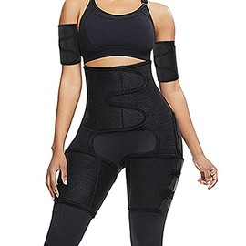 Reshe 4 in 1 Thigh Weight Sauna Effect Waist Trainer for Women Butt Lifter