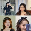 Headband for Women Polka Dot Headband Bow Knotted Wide Headbands