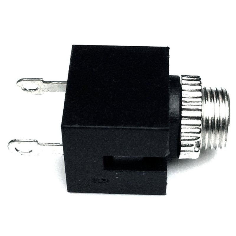CESS Black 3.5mm Mono TS Socket, Soldering Type, Panel Chassis