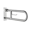 29-Inch Flip-Up Stainless Safety Flip-Up Bathroom Grab Bar with Integrated