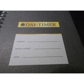 Day-Timer Pocket Notes, Refill# 98180, Index Pg,  Subject per Pg 3-1/2" x 6-1/2"
