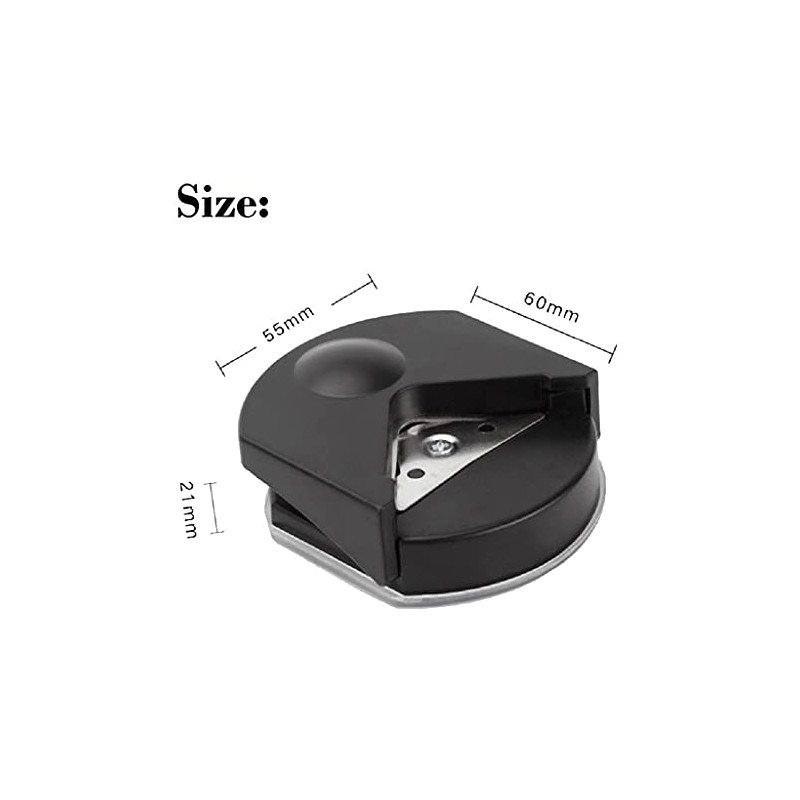 Black 4mm Corner Punch for Photo, Card, Paper; Corner Cutter