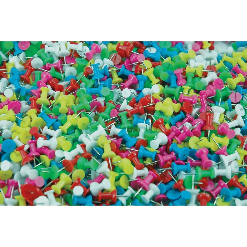 Maped Push Pins Assorted Colours (Pack of 25)