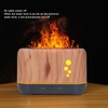 200ML Aromatherapy Diffuser Hollow Flame with Ambience Light Remote Control