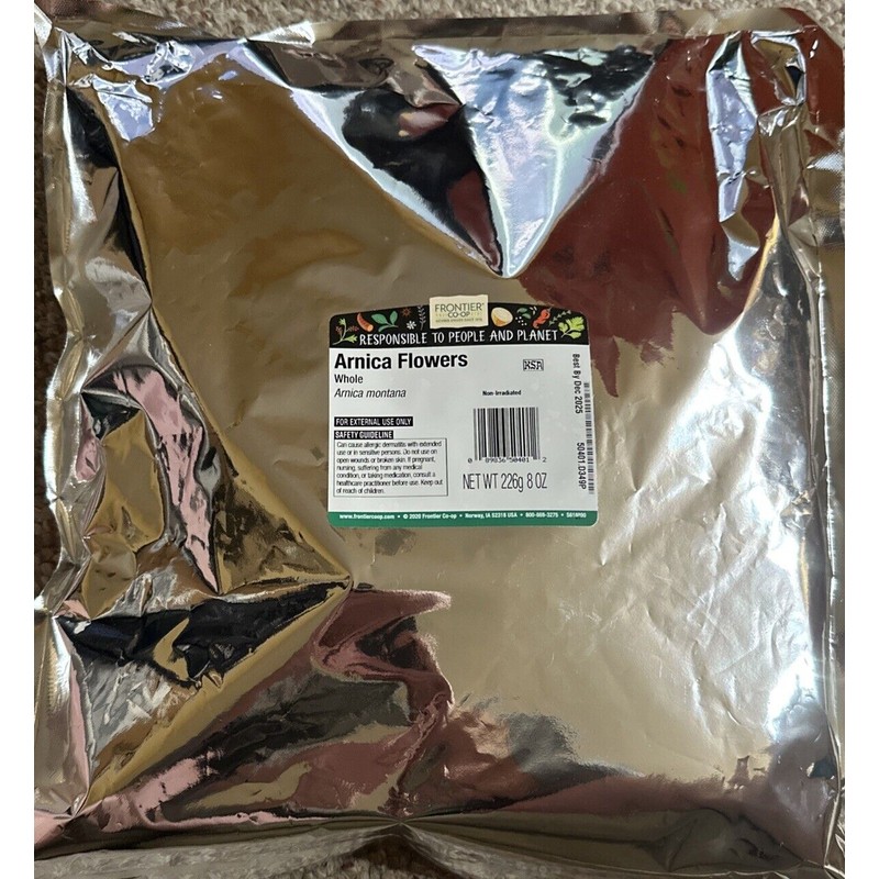 Frontier Coop Whole Arnica Flowers 8 Oz by Frontier Coop