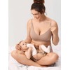 MOMANDA Sleep Nursing Bras for Breastfeeding Seamless Wirefree Maternity Bra