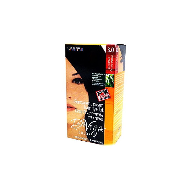 De La Vega Tinte Crema, Castaño Obscuro 3.0, 29.72 Gr,