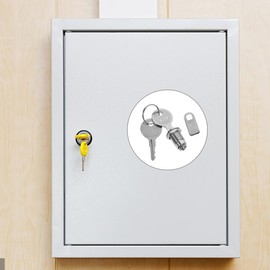 Housoutil 2 Sets Cam Lock Ch751 Key Cabinet Locks with Keys Drawer Locks Rv Compartment Locks Keyed Locks Rv Exterior Cabinet Lock Mortise Lock Tubular Silver Zinc Alloy Cam Lock