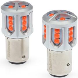 Takenous BAY15d Truck Bastard Takemura Shokai S25 LED Double Kuru Tail Red 12v 24v 180° Stepless Pin