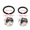 DS. DISTINCTIVE STYLE Key Chain Rings 1 and 1.25 Inch