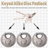 Unity Lock 2 3/4" 70mm Stainless Steel Discus Lock for