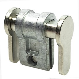 FELGNER Universal Blind Cylinder | Keyhole Cover Lock Cylinder for Door Lock - Individually Adjustable - 35 mm to 56 mm Length - Stainless Steel Look