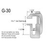 GCi STRONGER BY DESIGN G-30 Clamp for Truck Cap/Camper Shell.