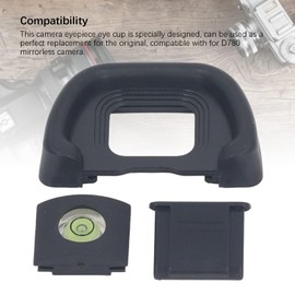 DK-31 Eyepiece Eyecup, ABS Viewfinder Eye Cup Replacement for Nikon D780, with Leveler and Hot Shoe Cover