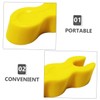 BESPORTBLE 3pcs Portable Golf Putting Trainer Reusable Putter for Accurate