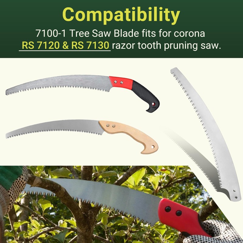 7100-1 Pruning Saw Blade 13" Replacement for Corona RS 7120