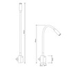 SEBSON LED Socket Lamp Dimmable Black - Set of 2