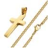 Cross Pendant, Stainless Steel Cross Pendant with 55 cm Chain