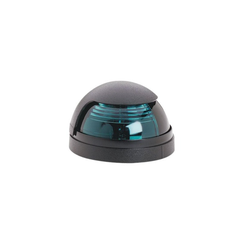 Attwood Black Cover 1-Mile Deck Mount Navigation Bow Light (Starboard/Green