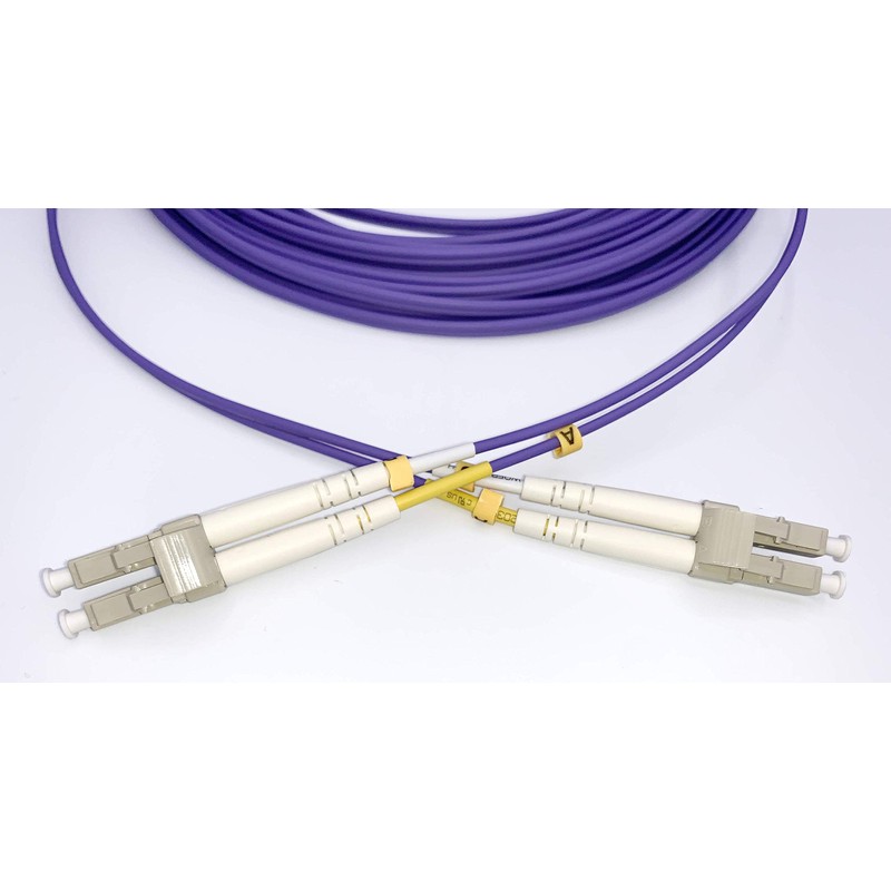 Elfcam® - 15m Fiber Optic Cable LC/UPC to LC/UPC OM4