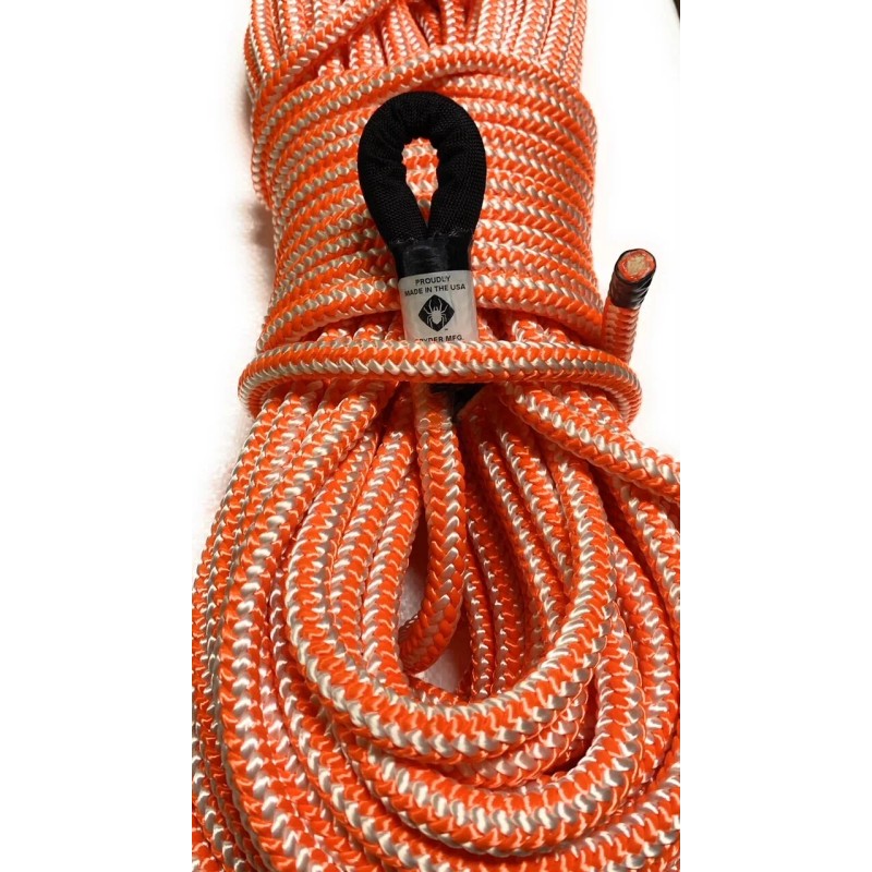 CLIMB RIGHT 16 Strand Climbing Rope 1/2" x 120 Feet