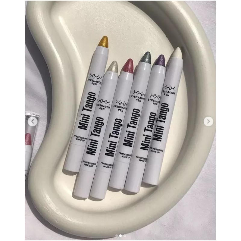 KH Set De 8 Sombras Metalizadas Iluminador Maquillaje Lapiz
