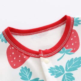 MIXIA Newborn Unisex Baby Jumpsuit Snug Fit Cotton One Piece Long Sleeve Snap Footed Sleeper Pajama 3-24 Months