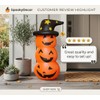 Halloween Inflatable Pumpkin Decoration for Porch and Yard – Water-Filled
