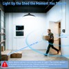 APILAB Solar Shed Light Indoor Outdoor, 2000LM Motion Sensor Pendant