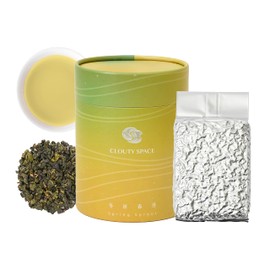 Clouty Space, Four Season Oolong Tea, Farm Direct, Ginger Floral Aftertaste, Spring Sprout, Loose Leaf, 5.3 Oz Paper Tube