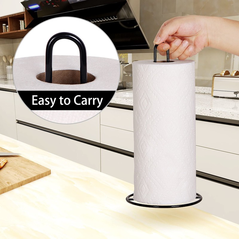 Kitchen Roll Holder Free Standing, OBODING, Paper Towel Holder Countertop,