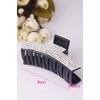 Women Elegant Full Rhinestone Hair Clip Jaw Clip Hairpin Hair