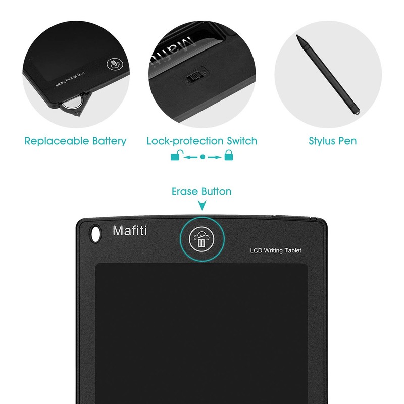 Mafiti LCD Writing Tablet 8.5 Inch Electronic Writing Drawing Pad