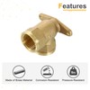 sourcing map 1 Pcs 90 Degree Drop Ear Elbow, 1/2