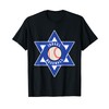 Israel Athletic Sport Baseball Inside Star Of David T-Shirt