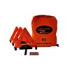 Lumen Wand Emergency Warning Triangle Kit with Drawstring Storage Bag