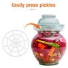 HOLIDYOYO 5pcs Mason Jar Press Tool with Mesh Helper Fermenting