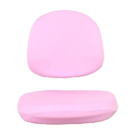 Sharplace Elastic Office Chair Cushion Cover, Cover for Office Chair, Computer Office Chair Cover, Stretch Chair Covers, Rotating Desk Chair Seat Covers for Dining Room, Office, Bar, Covers Only, Pink