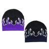 TONXX Flame Y2K Beanies Fire Flame Knitted Hat Skullies Slouchy