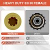 Heliwoo 25FT 4200PSI Pressure Washer Hose 1/4" Flexible Wire Power