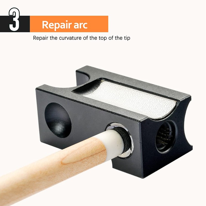 KONLLEN 8 in 1 Billiards Pool Cue Tip Repair Tool