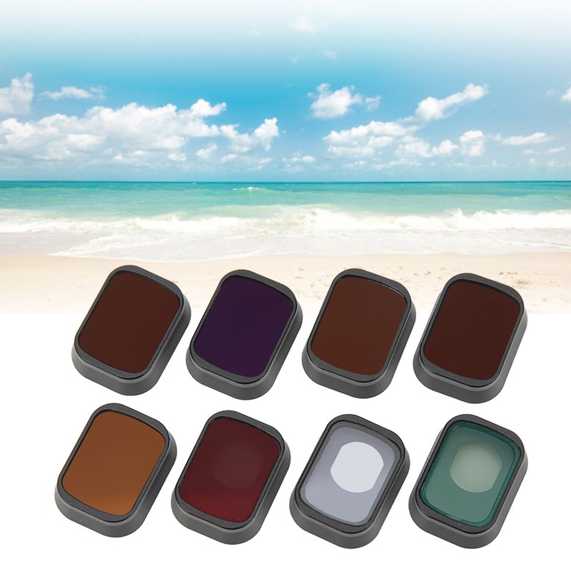 8Pcs Drone Camera Lens Filter Aluminum Alloy CPL ND8 ND16