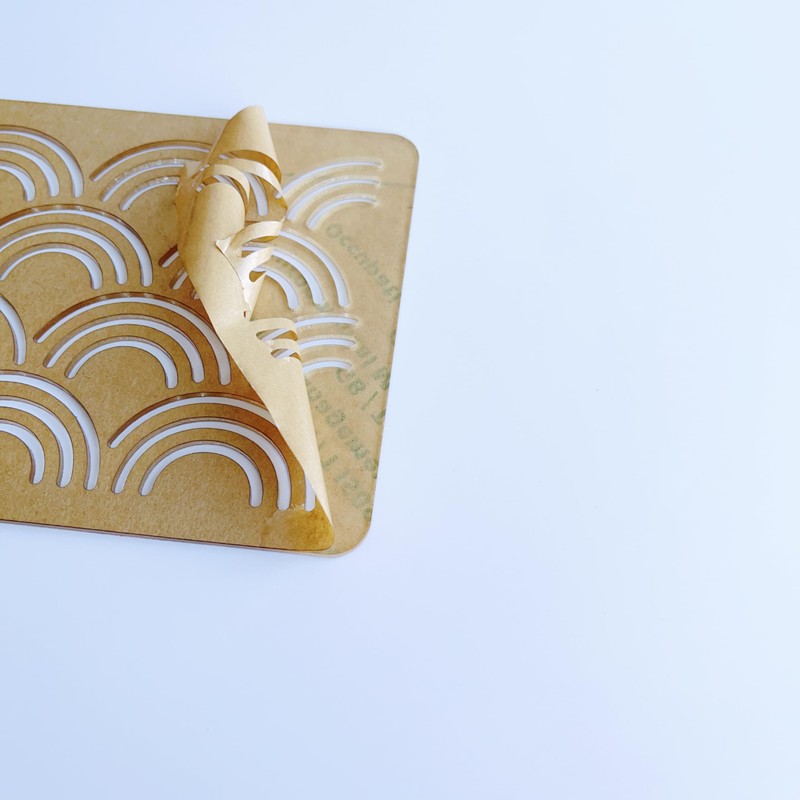 Clear Acrylic Sashiko Stencil, Embroidery Pattern Template, Quilting Stencil Tool