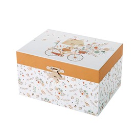 Trousselier 6260120 Children's Cat Music Box with Music and Dancing Figure Music Box Jewellery Box