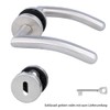 Swing - Deadlock Door Handle - Stainless Steel