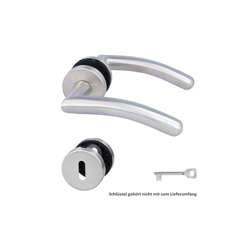 Swing - Deadlock Door Handle - Stainless Steel