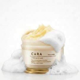 CARA Head Scrub, 230g Citrus Ice Mint, Scalp Cleansing Scrub, Scalp Shampoo, Scalp Care, Scalp Scrub, Head Spa, Hair Scrub, Eliminates Scalp Odor